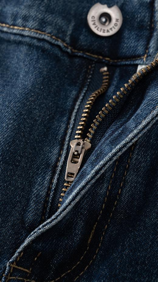 一周发货【版型非常好！牛仔老爹裤】后松紧腰，经典牛仔深蓝色系，百搭不挑人！宽松阔腿版型，显瘦显高一级棒，时尚休闲感拉满~ 商品图11