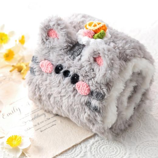 苏苏姐家萌宠瑞士卷围巾手工diy编织钩针毛线团自制围巾材料包 商品图4