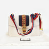 【95新】Gucci古驰Sylvie 421882中号白色全皮塞尔维亚单肩包女士181025JJ03 商品缩略图1