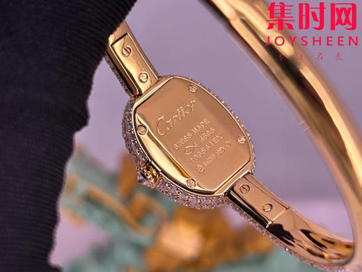 卡地亚新款浴缸系列 浴缸满天星v2版 包金➕全镶莫桑钻石 女士腕表 商品图5