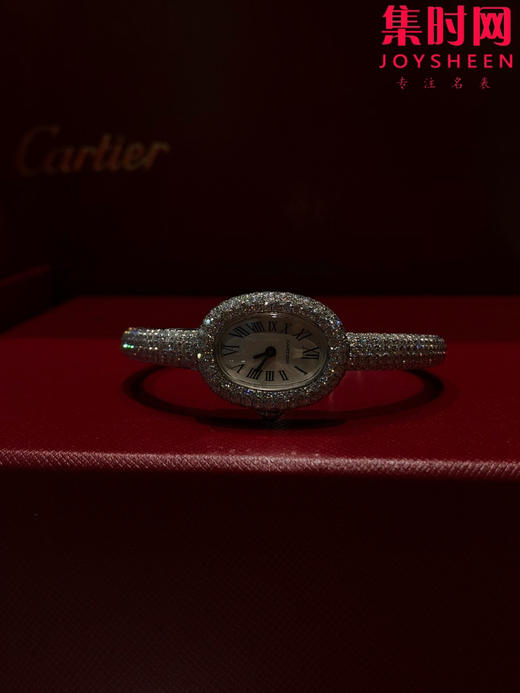 卡地亚新款浴缸系列 浴缸满天星v2版 全镶莫桑钻石 女士腕表 商品图4