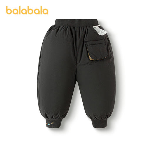 巴拉巴拉宝宝长裤宽松羽绒裤男童冬装2025新款束脚裤 商品图4