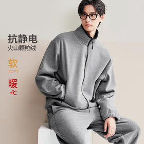 棉仓367808008-抗静电轻暖立领抓绒外套