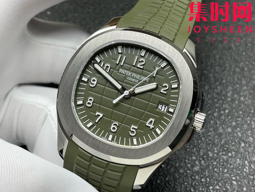 BBF百达翡丽AQUANAUT系列5168G 手雷系列 牛油果 绿手雷 丹东324一体机 男士腕表 表径42.2mm 商品图3