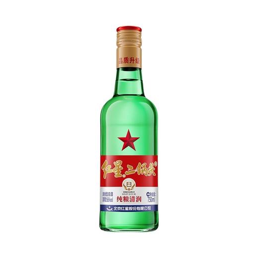 红星56度二锅头清香型白酒 750ml 商品图0