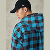 潮牌复古重磅格纹连帽磨毛衬衫加厚抽绳可调节落肩NP37PJ08 J 商品缩略图3
