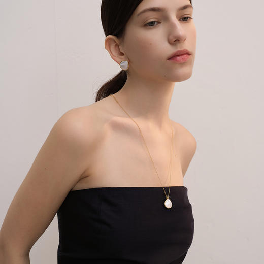 ARSIS｜流光系列 流光贝语项链 金色 商品图4