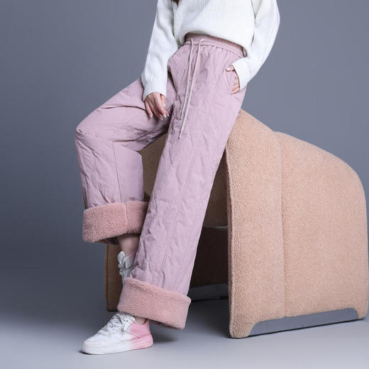 90%鸭绒填充 冬季加厚羽绒裤女 休闲百搭滑雪裤长裤 罗蒙 商品图9