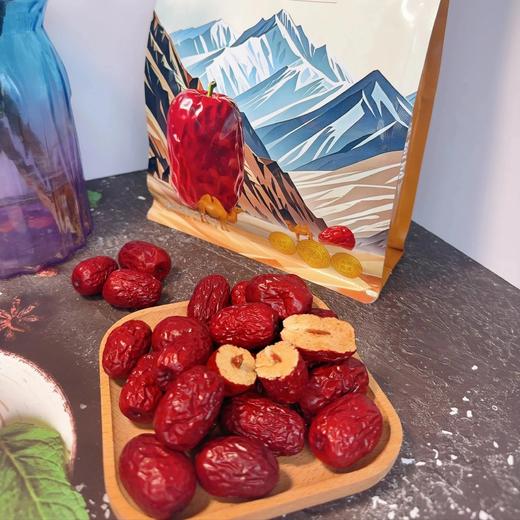 2025新疆西域金丝有机灰枣｜布鲁沐沙.天山雪珀有机骏枣 双有机认证 色泽均匀 个头适中 果皮细腻紧实又有弹性的果肉基地直邮 商品图0