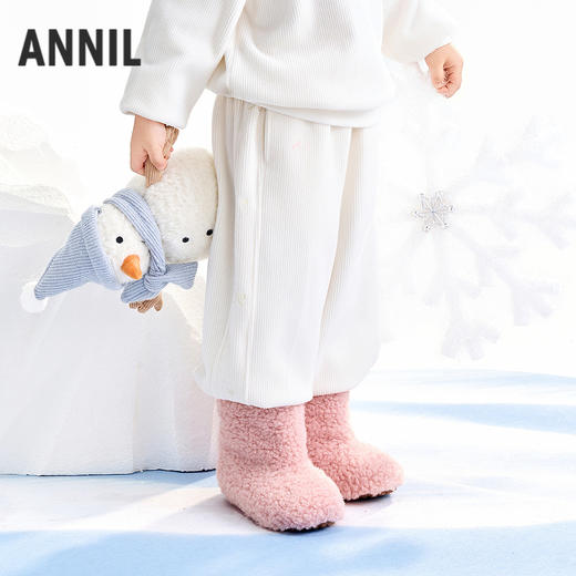 【实体店同款】女童全腰针织长裤冬季新款安奈儿童装XG546018 商品图1