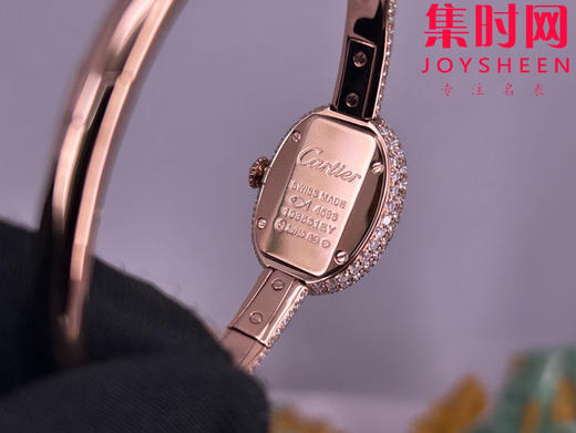 卡地亚新款浴缸系列 浴缸满天星v2版 包金➕全镶莫桑钻石 女士腕表 商品图4
