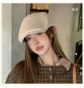 【仅限到店自提】紫宝复古百搭纯色前进帽