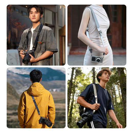 Ulanzi优篮子 CSS1相机快拆肩带单反微单相机通用可斜挎快装减压背带防掉挂绳适用富士索尼佳能相机摄影配件 商品图2