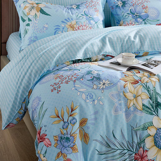富安娜家纺 床品四件套 安巢芳菲 被套203*229cm 商品图3