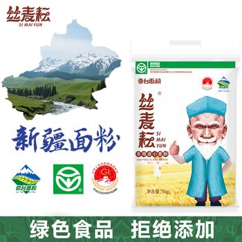 丝麦耘多用途面粉10斤新疆面粉 绿色食品中筋家用面粉 /粮油调味 /面粉 /通用粉 商品图1