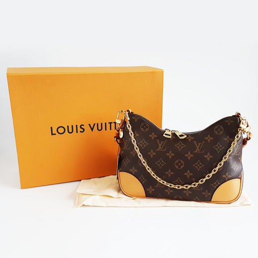 【95新】LV路易威登Boulogne M45832芯片款老花Boulogne黄牛角包单肩包女士211025AK04 商品图1