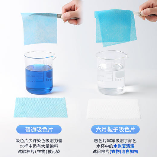 六月栀子防串染洗衣吸色片50片*6盒 商品图4