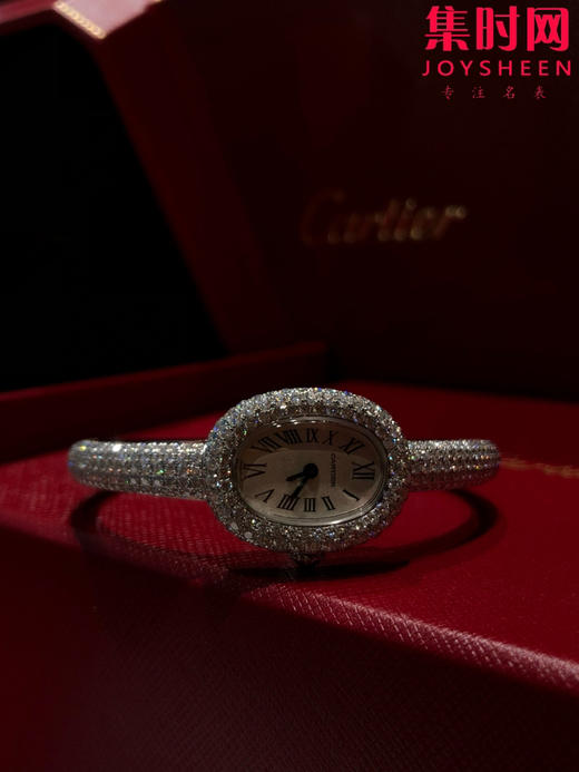 卡地亚新款浴缸系列 浴缸满天星v2版 全镶莫桑钻石 女士腕表 商品图3