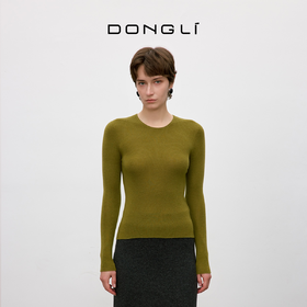 东黎 • 绒毛精纺圆领套衫 5519