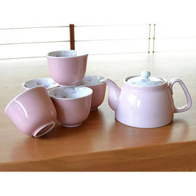 【旬彩】进口有田烧粉色花朵茶具套装303013