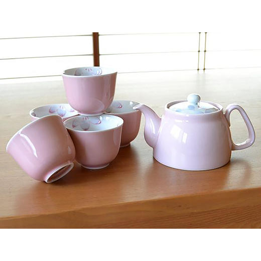 【旬彩】进口有田烧粉色花朵茶具套装303013 商品图0