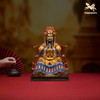 铜师傅《龙五爷》客厅 桌面全黄铜泥金财神  家居纯手绘菩萨摆件 商品缩略图4