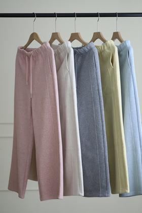 山茶花精油直筒裤