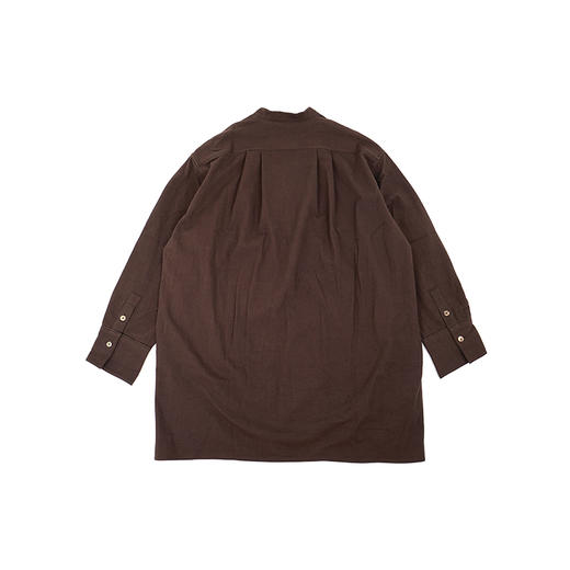 山也 郝  不规则立领长袖衬衫 商品图4