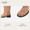 heelz设计师手工鞋履 ｜手工做旧层皮跟牛翻毛皮 西部靴  4 公分 商品缩略图4