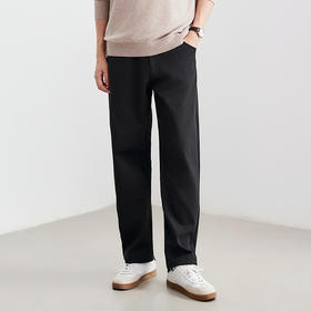 棉仓367818014-奥利绒宽松直筒休闲裤
