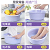 【茶花】乐惠深盆洗衣盆马卡龙色脸盆 商品缩略图4