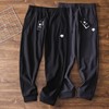 笛桑特梭织锦纶面料 秋冬新品加绒摇粒绒男士运动休闲长裤 束脚裤跑步裤舒适耐磨透气户外长裤！ 商品缩略图0