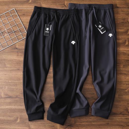 笛桑特梭织锦纶面料 秋冬新品加绒摇粒绒男士运动休闲长裤 束脚裤跑步裤舒适耐磨透气户外长裤！ 商品图0