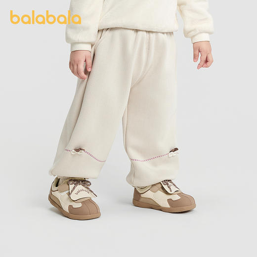 【商场同款】巴拉巴拉童装宝宝长裤女童儿童休闲裤加绒2025冬新款 商品图2
