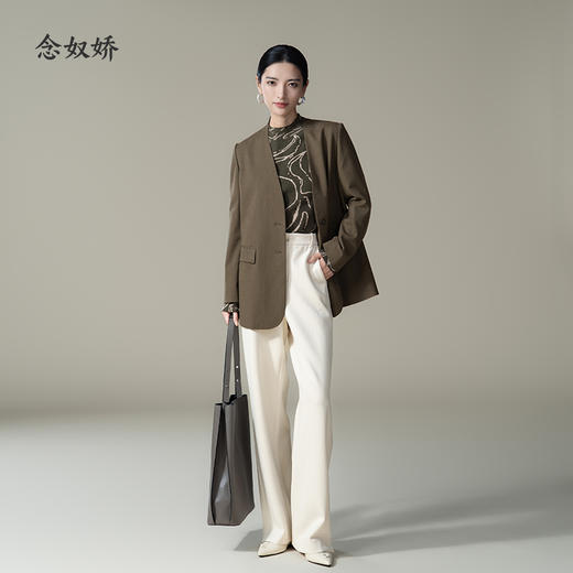 【商场同款】CNK3984 双色针织衫 显瘦好穿 艺术纹路时髦单品 商品图9