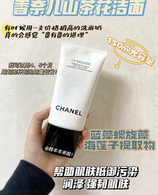 老渠道原单山茶花洗面奶150ml 商品图3