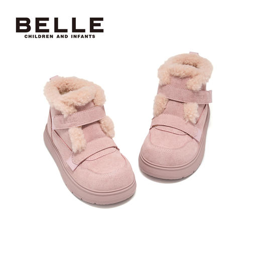 测评优品-百丽 儿童加绒保暖雪地靴 棉鞋 商品图2