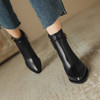【预售5天】时装靴女秋冬新款百搭气质秋冬粗跟牛皮瘦瘦靴HP&A2568 商品缩略图3