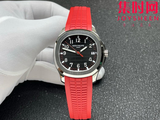 BBF百达翡丽AQUANAUT系列5167A 手雷系列 黑盘红针 新加坡特别版 红手雷 丹东324一体机 男士腕表 表径40mm 商品图0