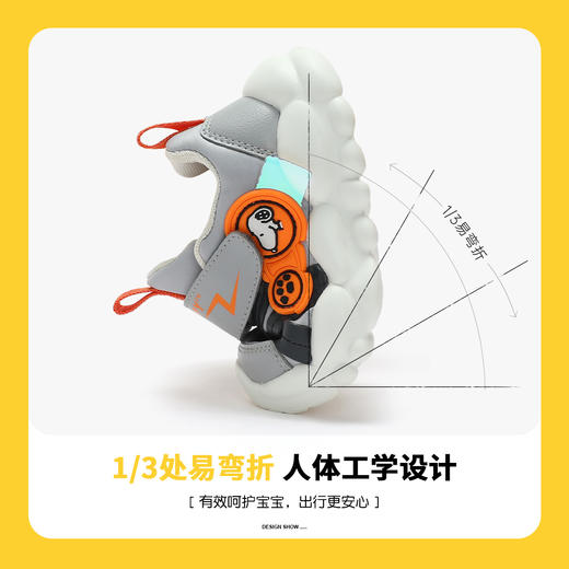 SNOOPY史努比童鞋儿童防滑运动鞋秋季新款男童毛毛虫鞋子宝宝软底休闲鞋24-32 商品图6