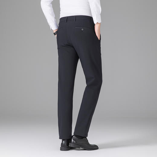 【奥粒绒加绒裤】罗蒙休闲裤男士加绒款商务版保暖舒适易打理休闲长裤 商品图5