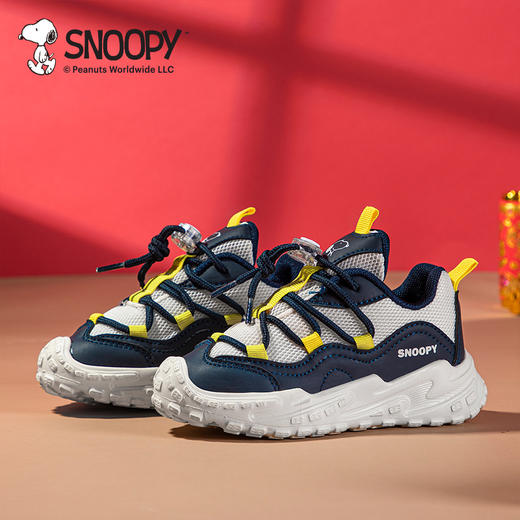 SNOOPY史努比儿童运动鞋老爹鞋男女童跑步鞋软底潮鞋26-37 商品图0
