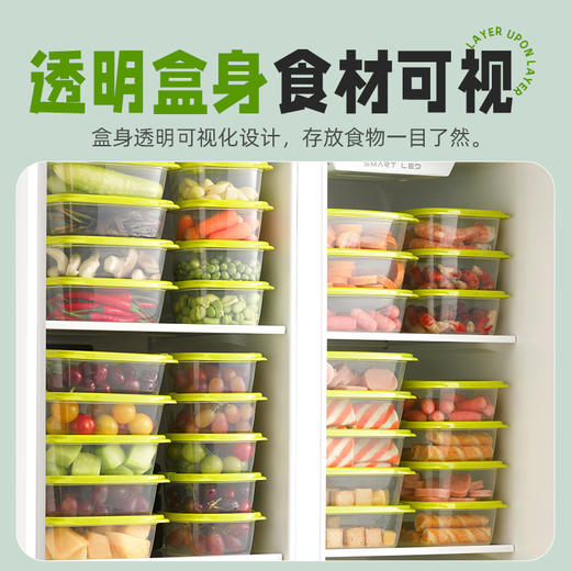 【茶花】自由系列冰箱保鲜盒餐盒便当盒 商品图6