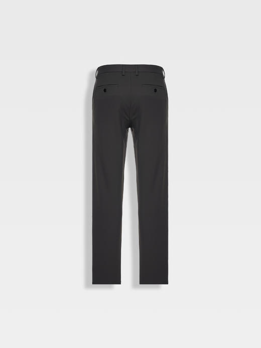 callisto咖啡色聚酯纤维混纺休闲裤 商品图1