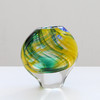 轻奢风手工厚底琉璃艺术花瓶彩色渐变果盘装饰玄关客厅样板间软装 商品缩略图5
