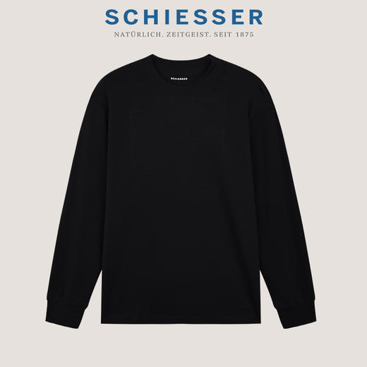 【经典半高领 必备外穿卫衣】SCHIESSER 德国舒雅男士100%棉200G 中厚半高领打底外穿卫衣39/26183U 商品图9