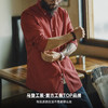 马登工装美式休闲纯色牛津纺衬衫长袖外套纯棉牛津布薄款衬衣男秋 商品缩略图4