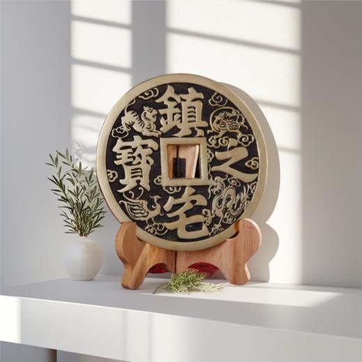 精工铜钱摆件 商品图0