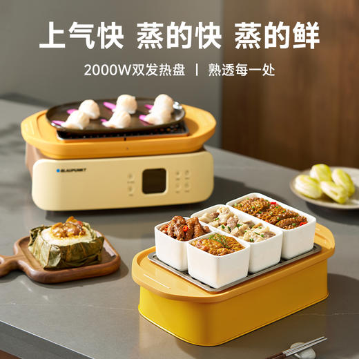 蓝宝双聚能速蒸电蒸锅家用电热锅BP-ZG13 商品图7