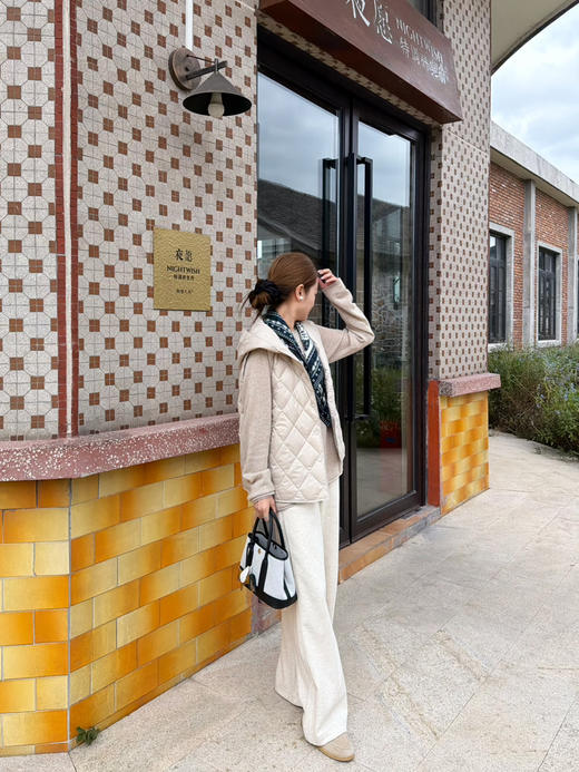 2510414    羊毛 两色长裤 休闲直筒 商品图6